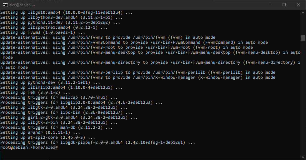 Install needed packages